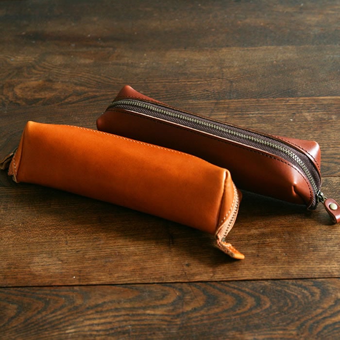 ewittco レザーペンケース ブラウン(Chestnut) ewittco レザーペン