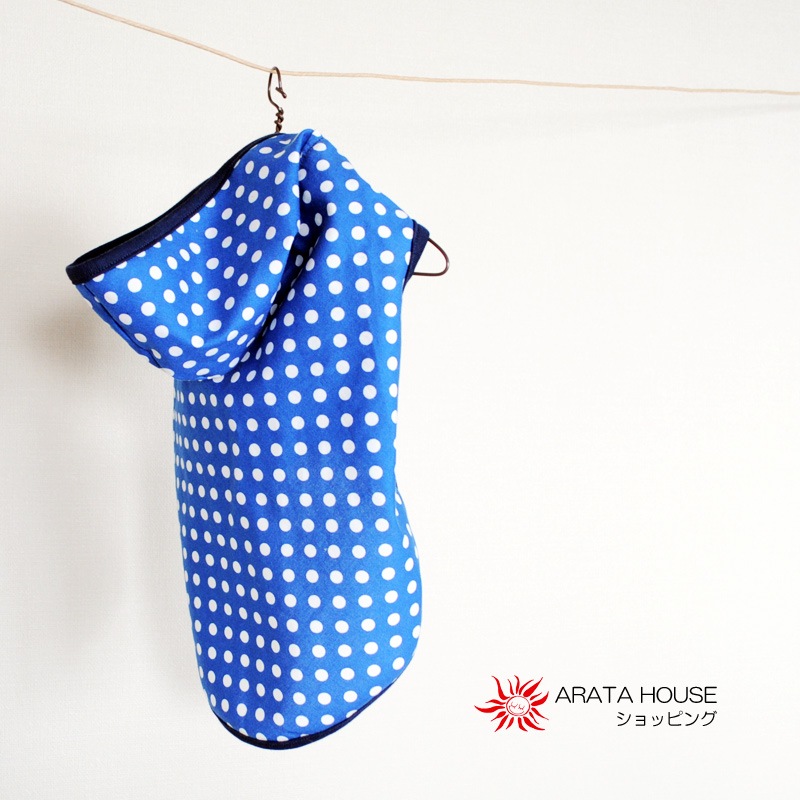 No.33 ハンドメイド犬服 カラフルネップのミニ裏毛スウェット