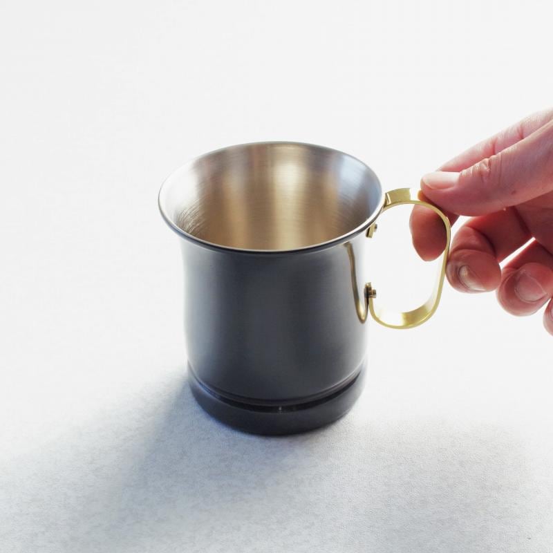 真鍮製？のアンティークな珍品 拡大鏡とフリーカップ2点セット➕️オマケ