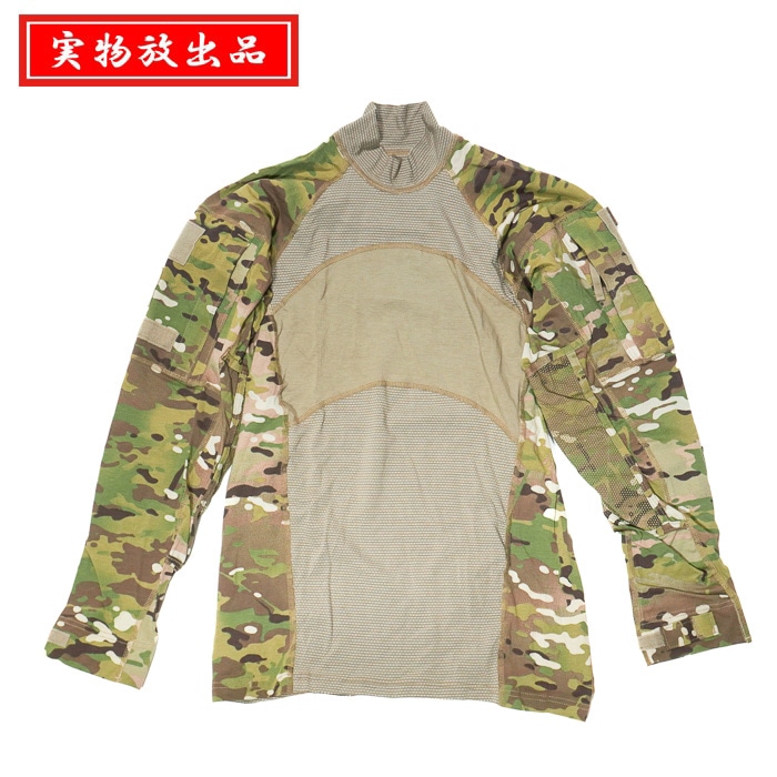 【新品】米軍放出品 MASSIF OCP コンバットシャツ 1/4ジップLサイズ 米軍 MASSIF コンバットシャツ MultiCam 米軍放出品 ミリタリー
