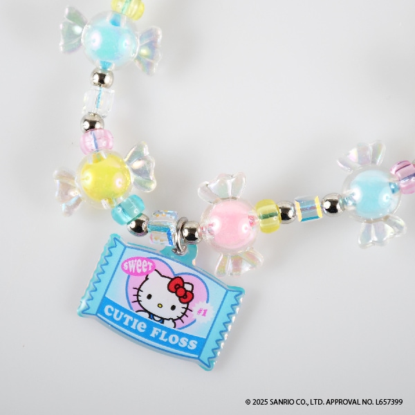 ビーズフォンストラップ クロミ マイメロディ ハローキティ CANDY