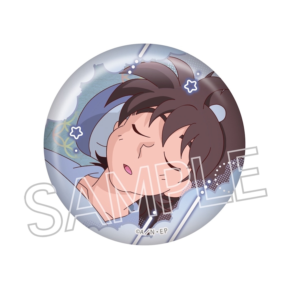 忍たま 乱太郎 百面相 缶バッジ 寝巻き姿の段 潮江 文次郎 セット ①