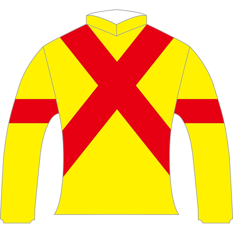 JRA【非売品】 ジャスティンパレス勝負服モンチッチ ジョッキー