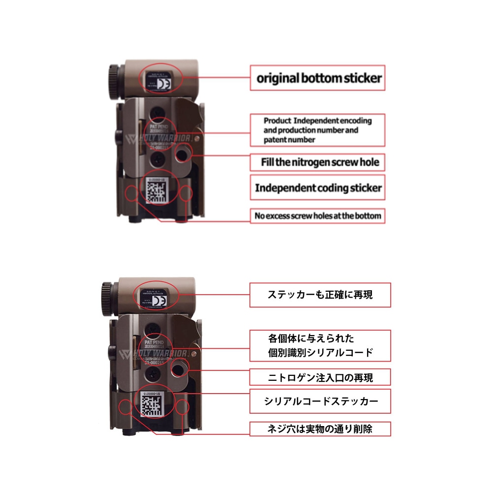 Holy Warrior EoTech EXPS3-0タイプ ドットサイト FLAG刻印 | All
