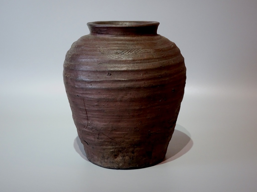 江戸前期古備前蝋燭徳利アンティーク骨董品酒器花生