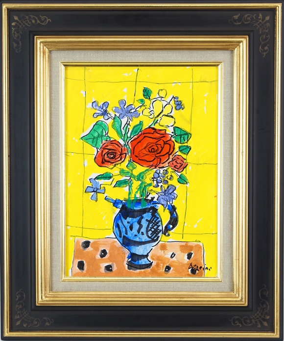 ポール・アイズピリ 「青い水差しの花束」 | | アトリエ・ブランカ