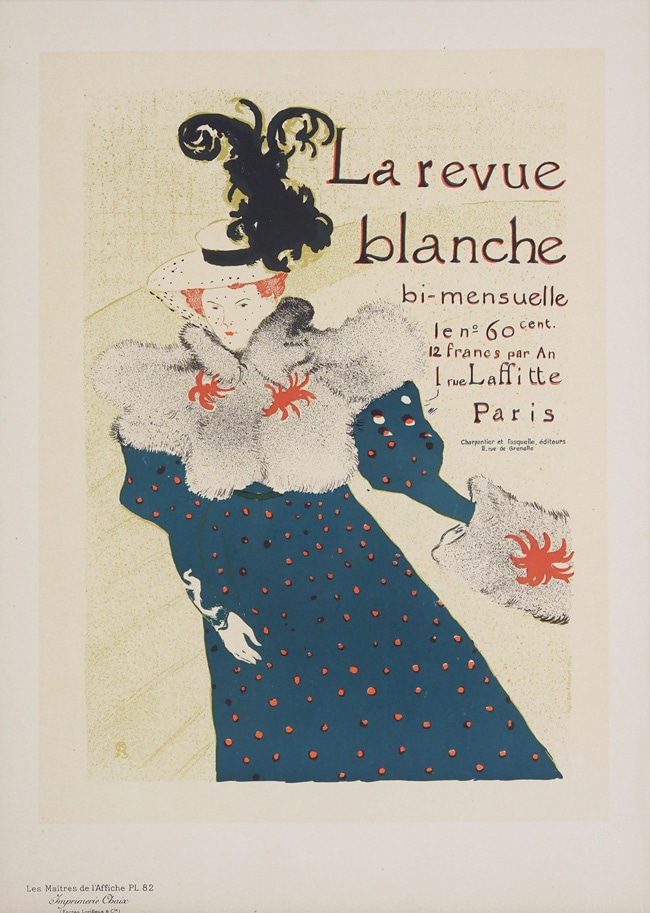 ロートレック☆アール・ヌーヴォー☆リトグラフ（ポスター絵画）