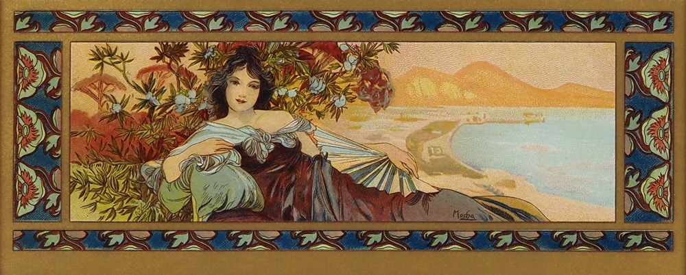 アルフォンス・ミュシャ 「L.U.ビスケット：ナポリ」 | | アトリエ