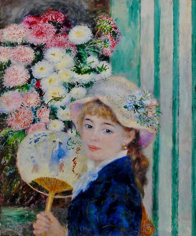P=A・ルノワール 「団扇を持つ若い女」 | | アトリエ・ブランカ