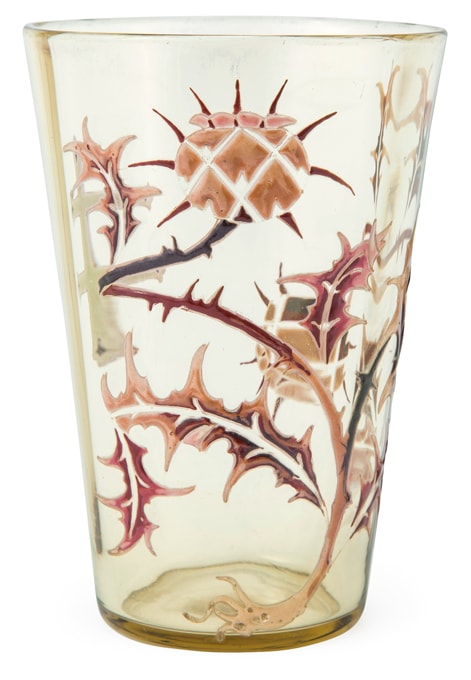 エミール・ガレ 初期作品 クロスモチーフ ガラス工芸品 アンティーク