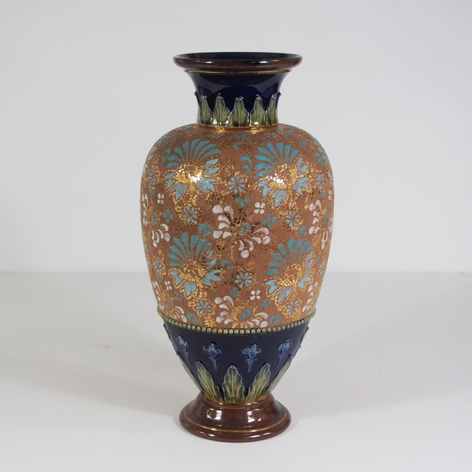 ロイヤルドルトン 「菊文花瓶」 | | アトリエ・ブランカ