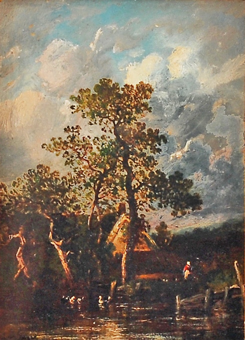 レオン＝ヴィクトール・デュプレ 「あひるのいる池」 | | アトリエ