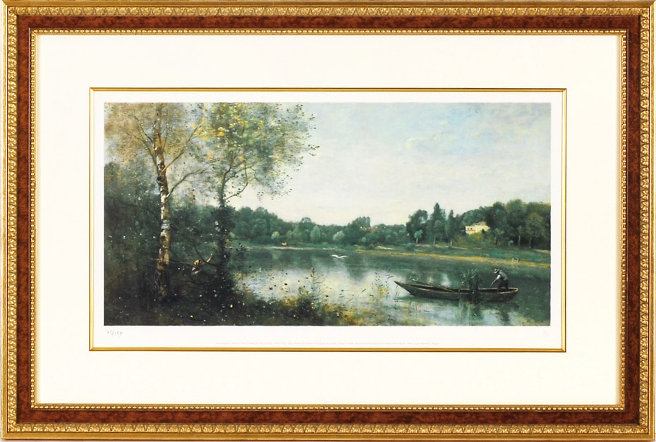 J=B・カミーユ・コロー 「ヴィル=ダヴレーの池（小）」（2点限り