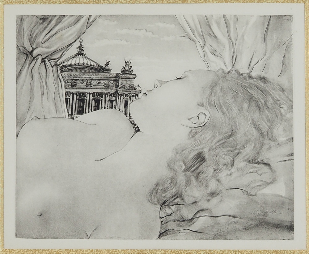 藤田嗣治 「オペラ座の夢（モノクロ）」 | | アトリエ・ブランカ