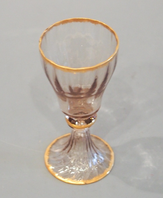 ドーム兄弟 「金彩リキュールグラス」 | | アトリエ・ブランカ