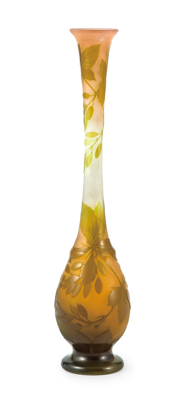 エミール・ガレ 「グミ文花瓶」 | | アトリエ・ブランカ