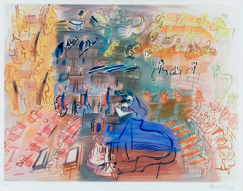 ラウル・デュフィ 「オーケストラ」 | | アトリエ・ブランカ