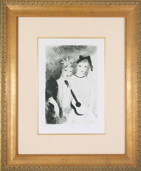 マリー・ローランサン 「ギターをもつ二人の乙女」 | | アトリエ・ブランカ