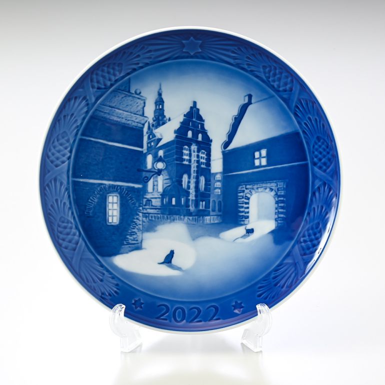 ロイヤルコペンハーゲン イヤープレート 2022年 令和4年 皿立て付き