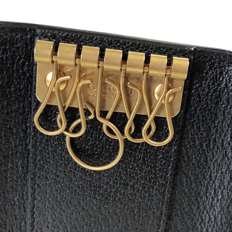 グッチ GUCCI キーケース ユニセックス GGマーモント ダブルG カーフ