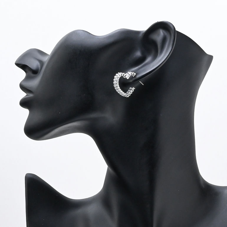 スワロフスキー SWAROVSKI ピアス Matrix マトリックス フープピアス