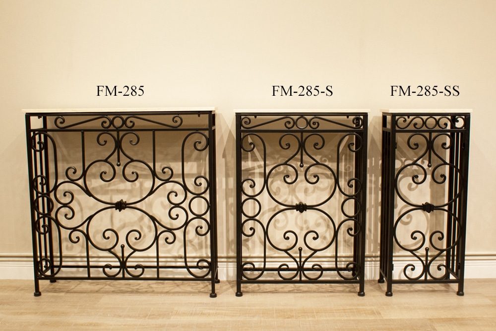 75cm【木製スリムテーブル_A】花台/アンティーク風/フラワースタンド