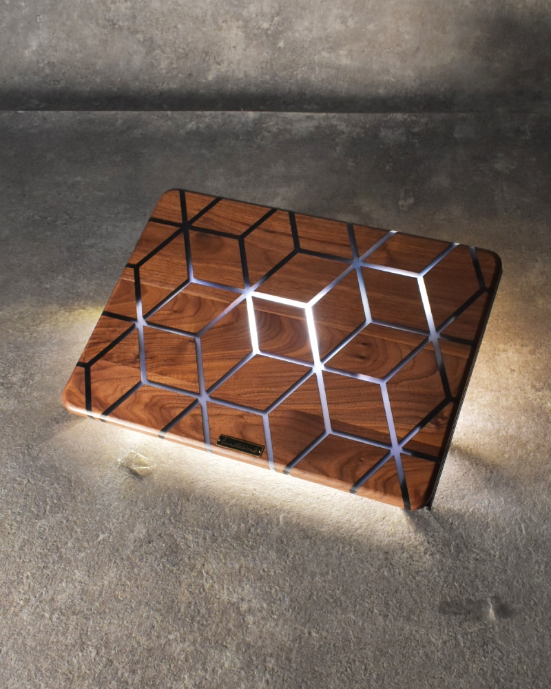 もいシェルコン25用、天板、スタンド。ウォルナット使用 もい