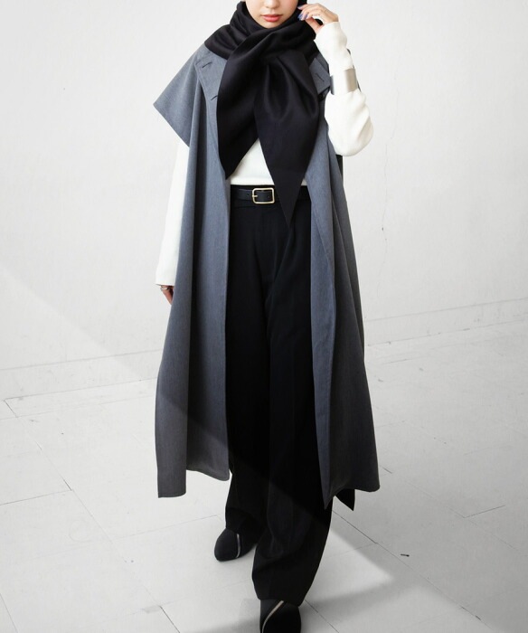 SEAVEN」FOXTAIL SCARF フォックステイルスカーフ・(500)メール便可【Z