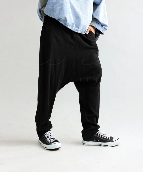 LGB サルエルパンツ L.G.B. ブラック サルエルパンツ L.G.B. ブラック