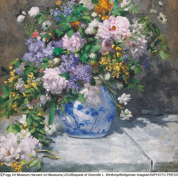 額装品】ルノワール 複製画 「春の花束」 額装品】ルノワール 複製画