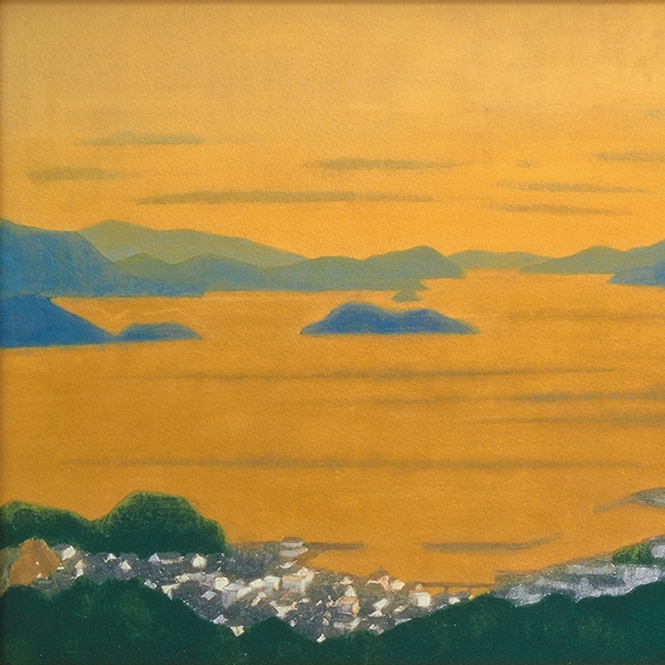 平山郁夫「燦・瀬戸内（輝く瀬戸内海）」＜額＞｜エンディショップ