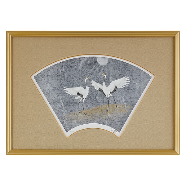 美品 上村淳之「汀」リトグラフ 大作 直筆サイン・印章有 上村松園の孫