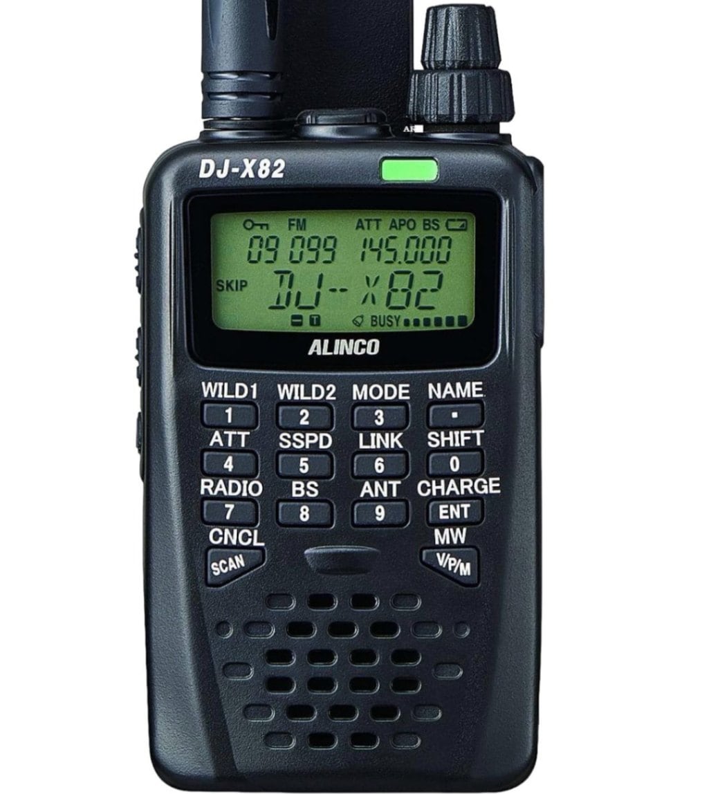 ALINCO DJ-X2000 無線機 + M-75 M-100 プリアンプ ALINCO DJ-X2000