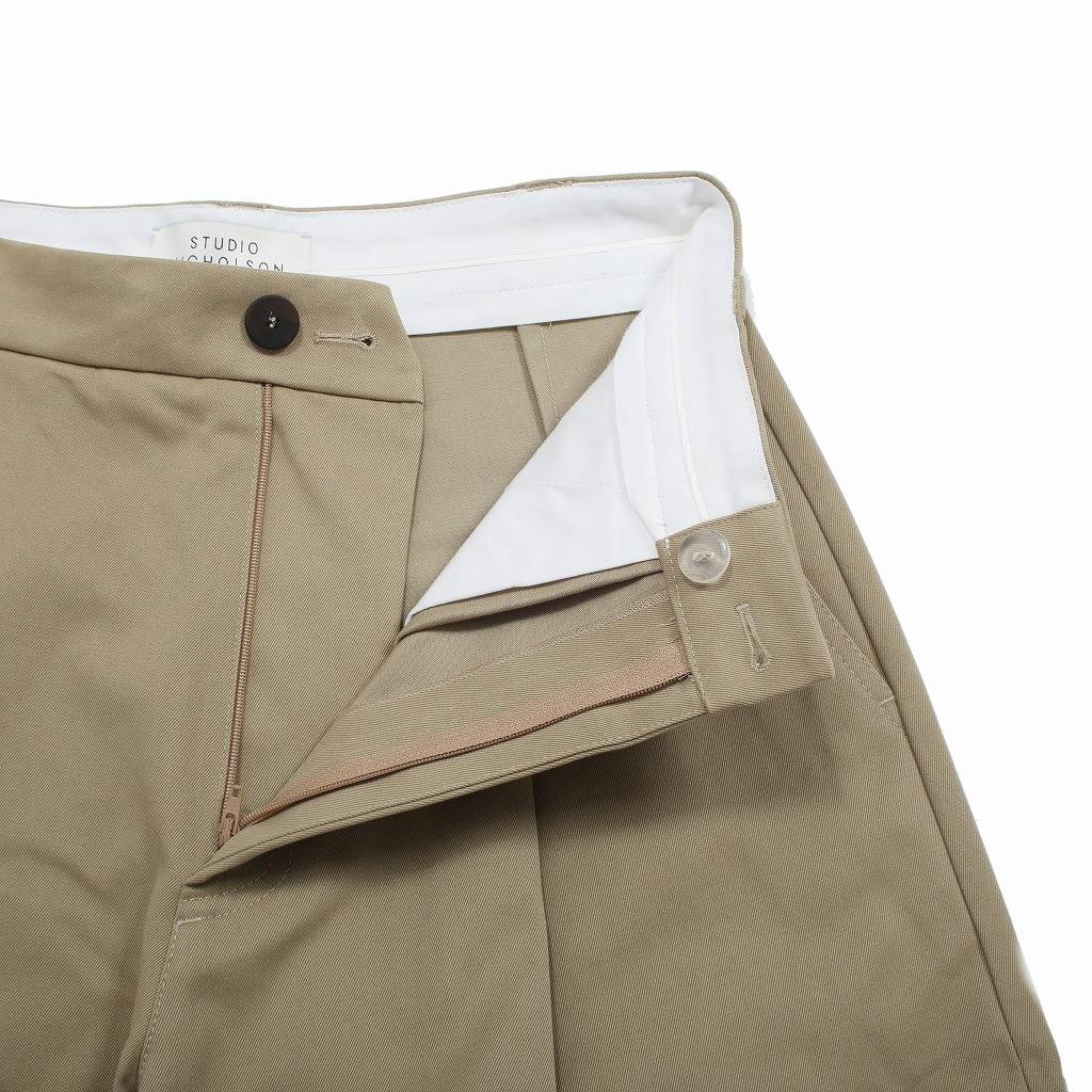STUDIO NICHOLSON スタジオニコルソン SORTE パンツ PEACHED COTTON