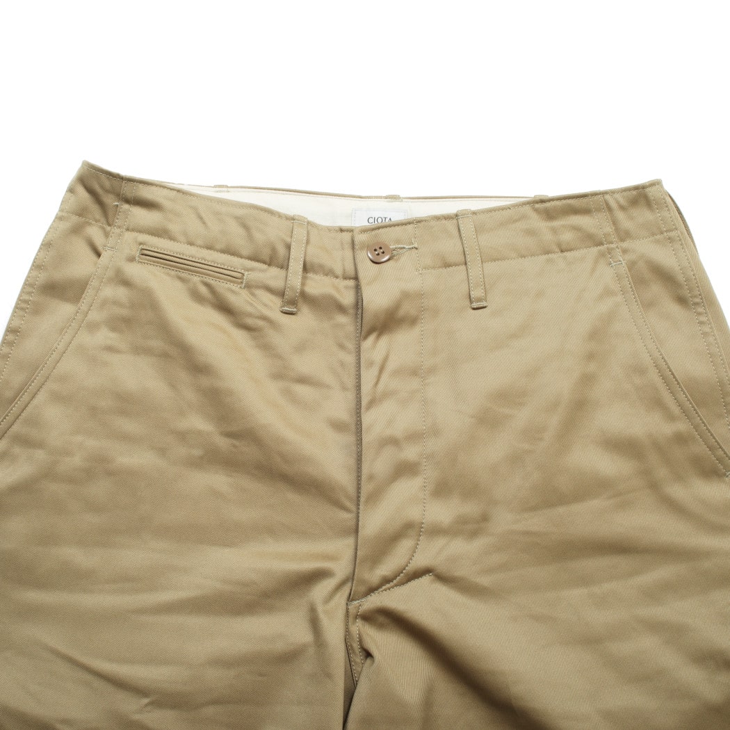 CIOTA シオタ スビンコットン ウェポンチノパンツ Weapon Chino Cloth