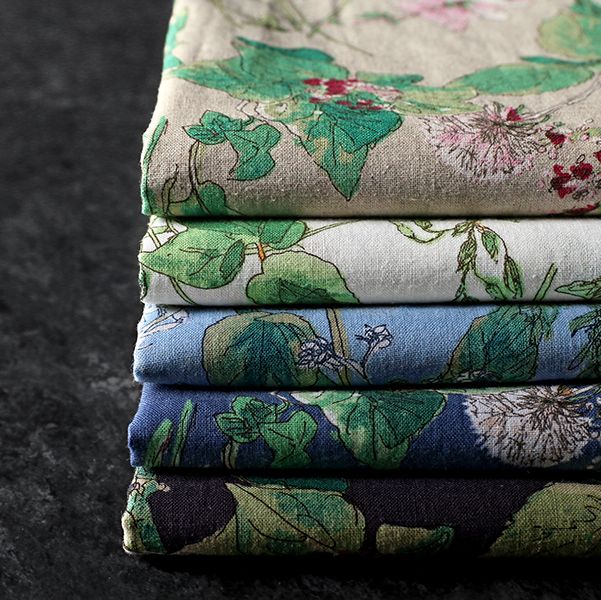 モモンガハウス(花柄Ver.2) ポーラベリィ綿麻生地❗❗1900円