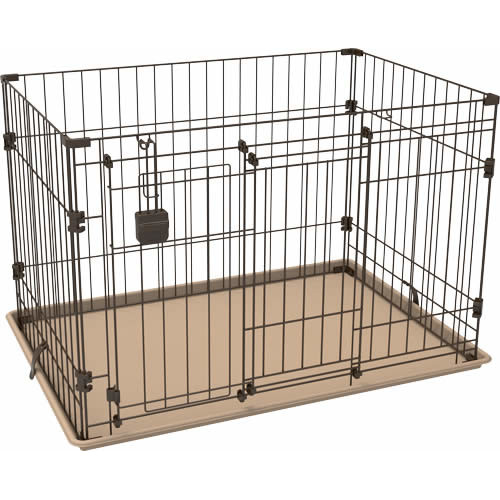 送料無料】キャットケージ ブラウン キャットケージ 猫用ケージ アーク