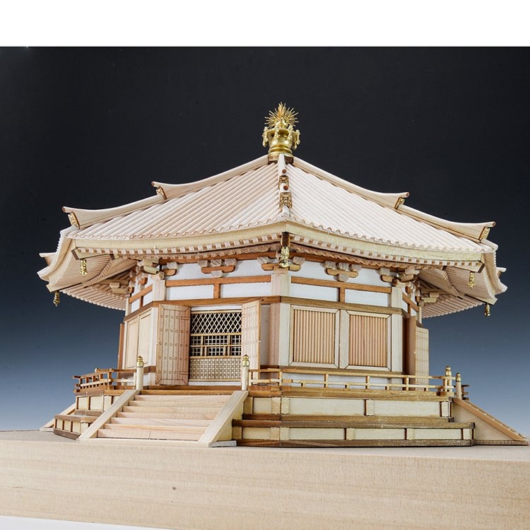 ウッディジョー 木製建築模型 1/75 法隆寺 夢殿 | アークオアシス