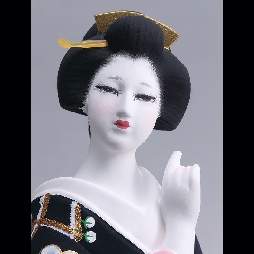 春画 小面 能面 浮世絵 神楽面 博多人形 絵10 鳳凰』津志田孟 作 博多