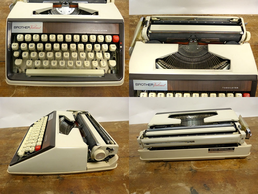 日本製 ブラザー BROTHER VALIANT アンティーク英文タイプライター