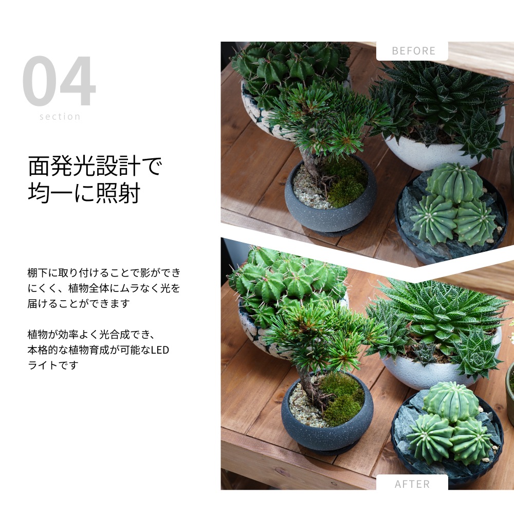 植物育成ライト専門店BARREL｜【SHELF GROW SLIM】バー型