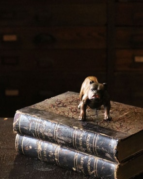 Chalk Ware Bulldog｜ブルドッグオーナメント チョークウェア