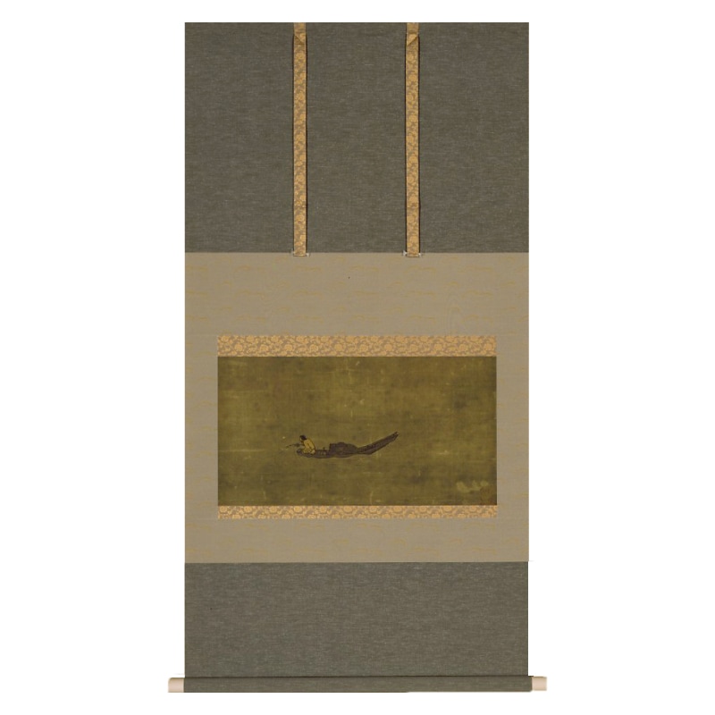 掛軸〈重文 寒江独釣図〉伝馬遠京都便利堂オンラインショップ