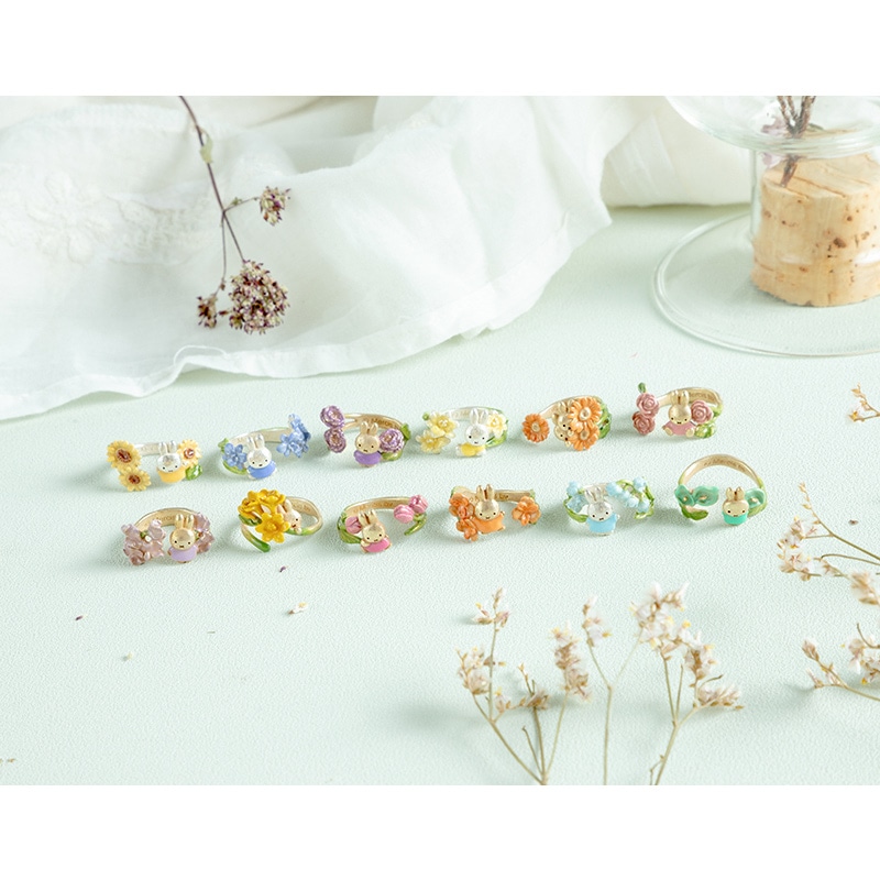 Flower Miffy パルナートポックコラボ フラワーリング オリエンタル