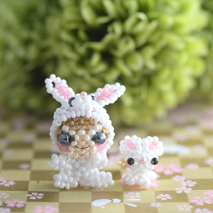 けろ様 うさぎさん羊毛フェルトストラップ 【公式通販】