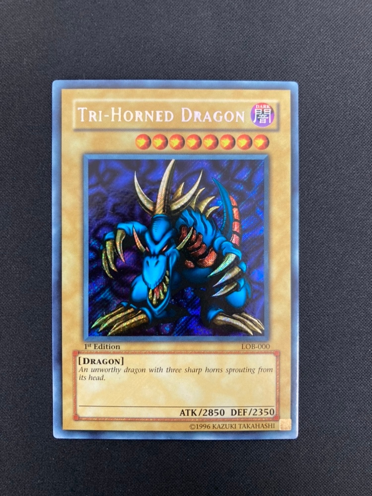 No.3 遊戯王 良品 初期 トライホーンドラゴン ウルトラレア No.3