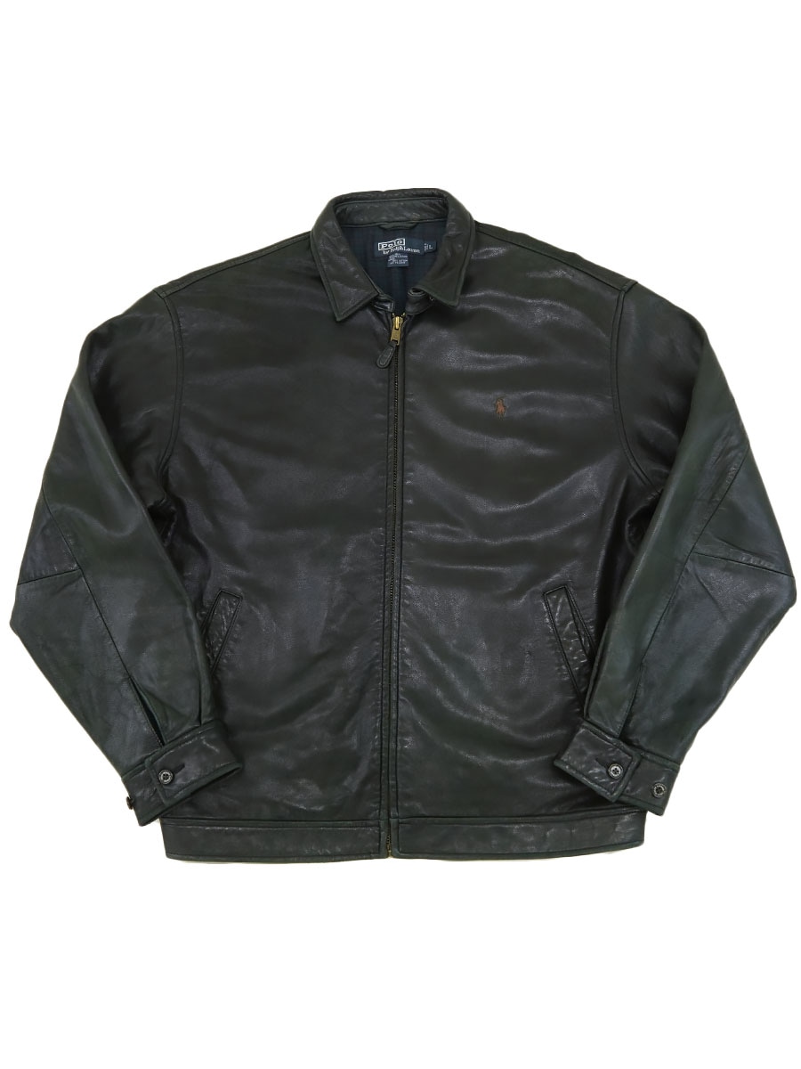 ラルフローレン レザースウィングトップ ブラック 表記(L) | NEW ITEM