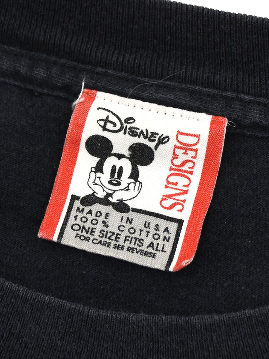 90's Disney DESIGNS ''FANTASMIC DISNEYLAND'' ラメプリント Tシャツ