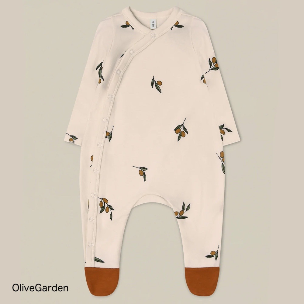 ロンパース キッズ ベビー オーガニックズー Organic Zoo Olive Garden
