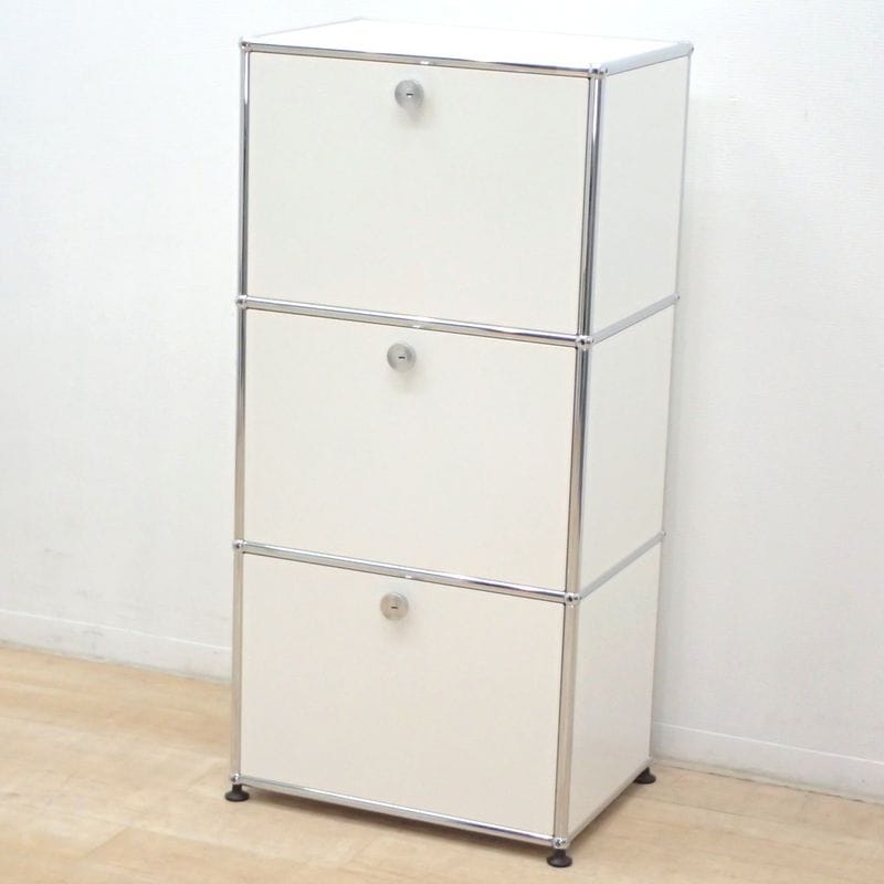 POPO】USM Haller ハラーシステム 1列3段キャビネット USMハラー 1列